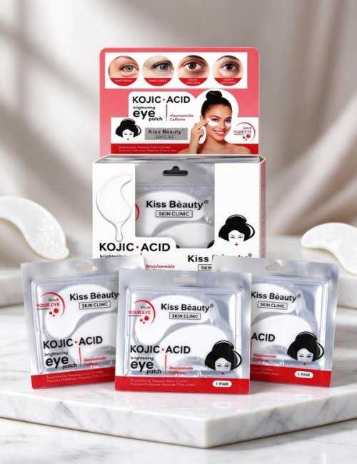 Patchs yeux acide kojique PACK 24 KISS BEAUTY - Cernes rédui