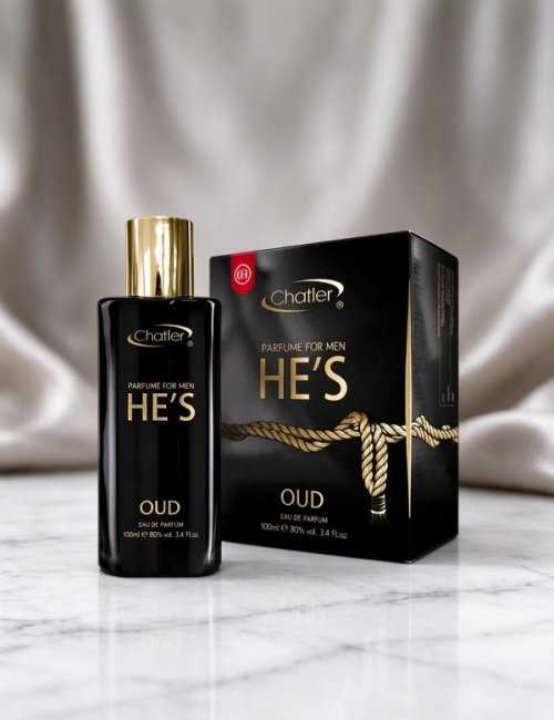 Eau de Parfum He's Oud Homme 100ml Chatler - Parfum élégant
