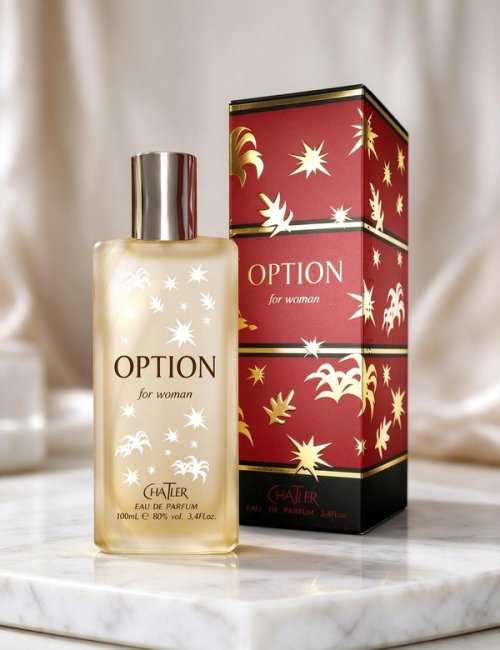Eau de Parfum Option Femme 100 ml CHATLER - Parfum raffiné