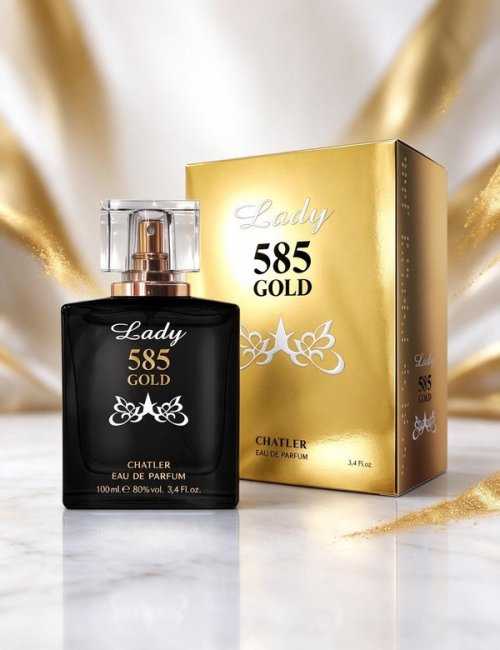 Eau de parfum Lady 585 Gold 100 ml Chatler – Parfum élégant