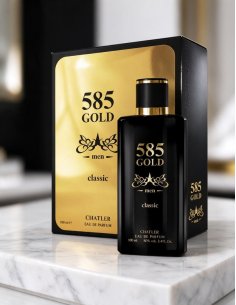 Eau de Toilette 585 Gold Men 100ml CHATLER - Parfum masculin