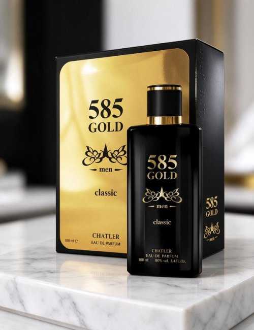 Eau de Toilette 585 Gold Men 100ml CHATLER - Parfum masculin