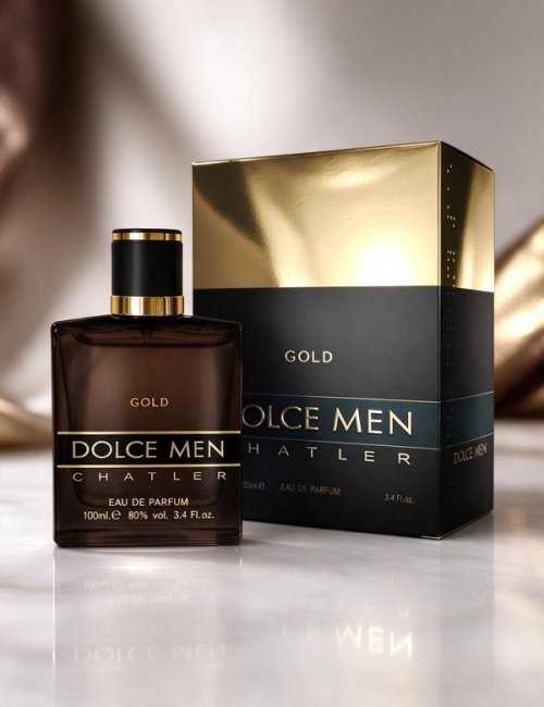 Eau de toilette Dolce Men Gold 100 ml CHATLER - Parfum homme