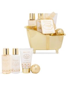Coffret baignoire Scented Bath Gold 4 soins - IDC Institute - Grossiste Parfum Générique