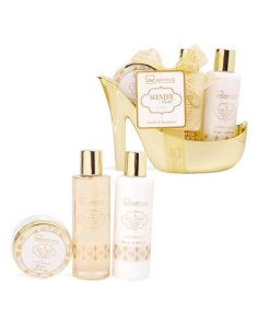 Coffret soins corps et mains Scented Bath Gold - IDC Institute - Grossiste Parfum Générique