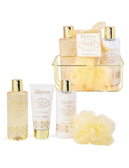 Coffret plateau bain Scented Bath Gold réf. 99158 - IDC Institute - Grossiste Parfum Générique