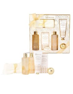 Coffret cadeau Scented Bath Gold 6 pièces - IDC Institute - Grossiste Parfum Générique