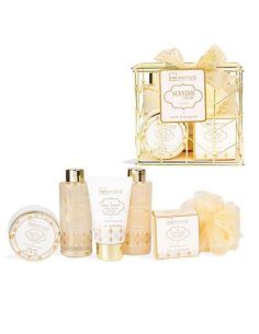 Coffret panier cadeau Scented Bath Gold réf. 99163 - IDC Institute - Grossiste Parfum Générique