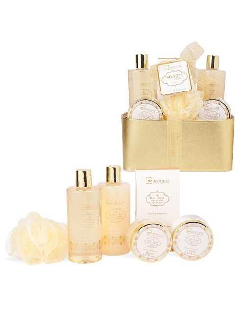 Coffret bain Scented Gold 6 pièces - IDC Institute - Grossiste Parfum Générique