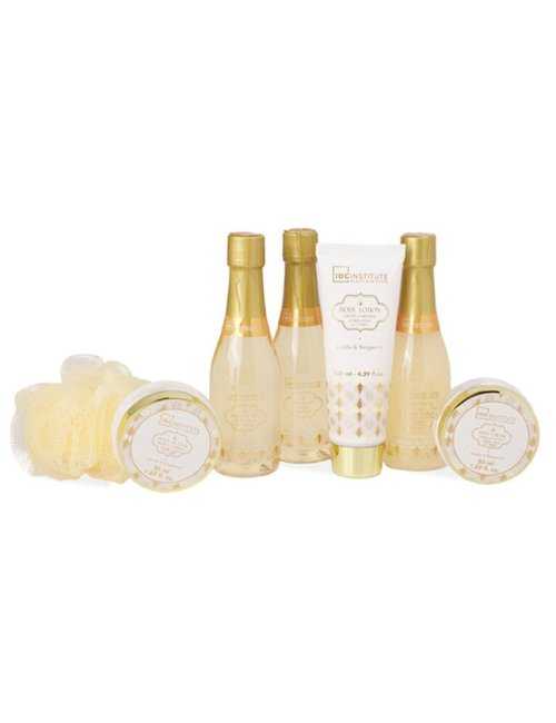 Coffret panier métal Scented Bath Gold réf. 99164 - IDC Institute - photo 3 - coffrets en gros