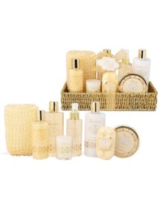 Coffret spa Scented Bath Gold 8 pièces - IDC Institute - Grossiste Parfum Générique