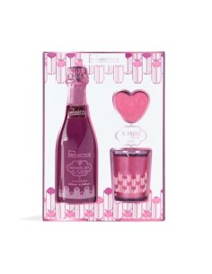 Coffret bain et bougie Scented Bath Rose - IDC Institute - Grossiste Parfum Générique 2