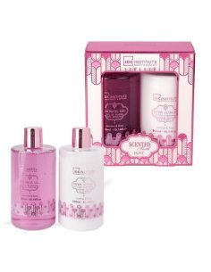 Coffret duo douche Scented Bath Rose - IDC Institute - Grossiste Parfum Générique