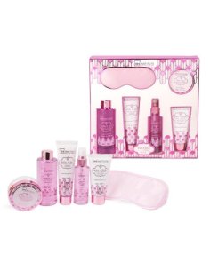 Coffret détente et nuit Scented Bath Rose - IDC Institute - Grossiste Parfum Générique