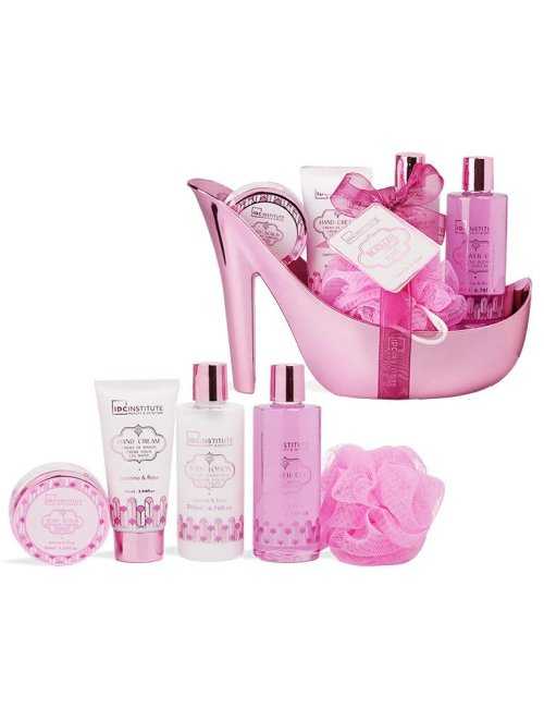 Coffret escarpin Scented Bath Rose - IDC Institute - Grossiste Parfum Générique