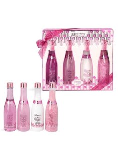Coffret Champagne Scented Bath Rose 4 soins - IDC Institute - Grossiste Parfum Générique