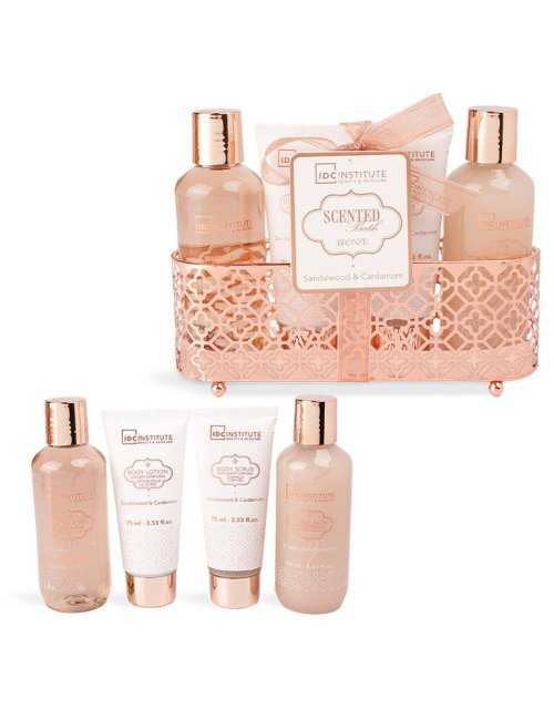 Coffret plateau Scented Bath Bronze 4 soins - IDC Institute - Grossiste Parfum Générique
