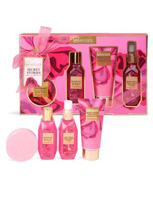 Coffret bain Secret Stories 4 soins - IDC Institute - Grossiste Parfum Générique