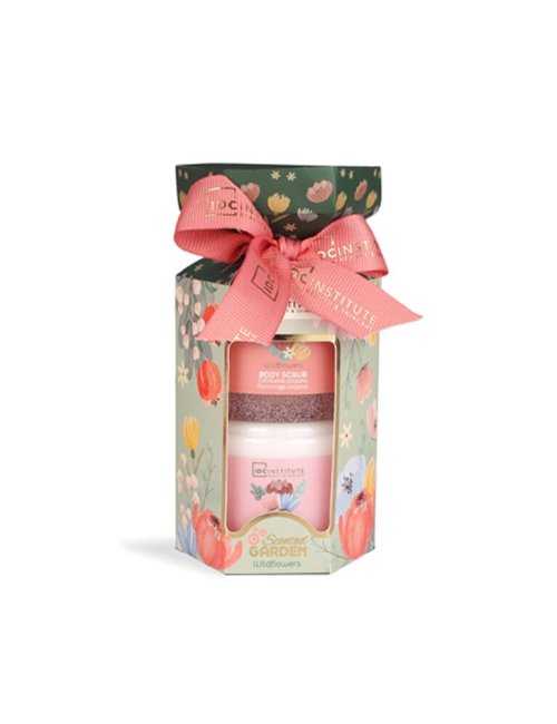 Coffret duo gommage et lait Scented Garden - IDC Institute - photo 2 - coffrets en gros