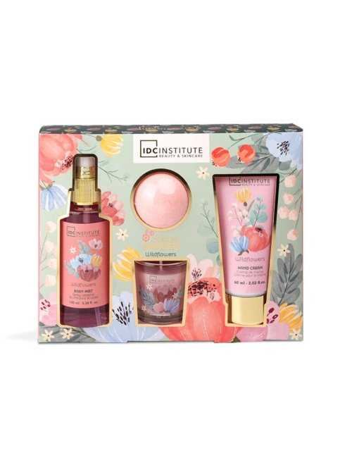 Coffret bain et bougie Scented Garden - IDC Institute - photo 2 - coffrets en gros