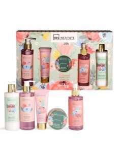 Coffret bain complet Scented Garden 5 soins - IDC Institute - Grossiste Parfum Générique