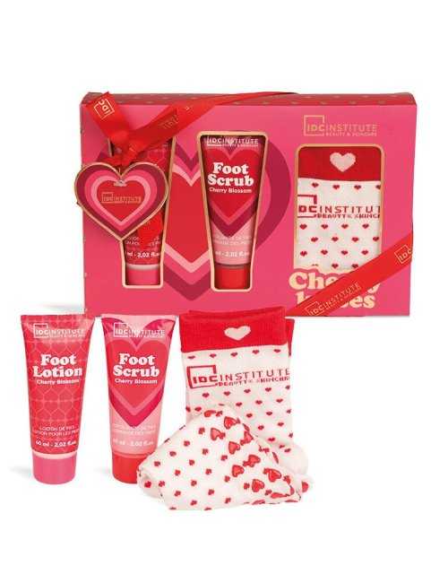 Coffret soins pieds Cherry Kisses - IDC Institute - Grossiste Parfum Générique