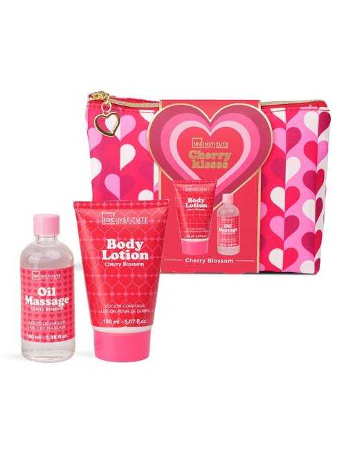 Coffret trousse corps et massage Cherry Kisses - IDC Institute - Grossiste Parfum Générique