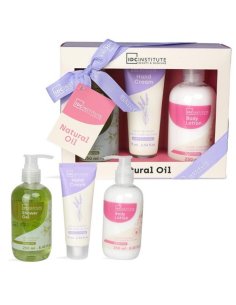 Coffret douche et mains Natural Oil - IDC Institute - Grossiste Parfum Générique