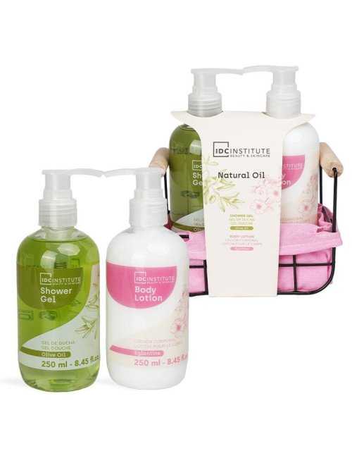 Coffret duo douche Natural Oil - IDC Institute - Grossiste Parfum Générique