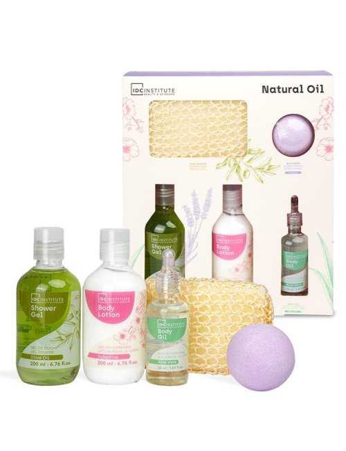 Coffret bain et huile corps Natural Oil - IDC Institute - Grossiste Parfum Générique