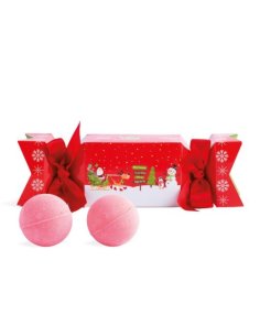 Coffret cracker de Noël bombes de bain - IDC Institute - Grossiste Parfum Générique