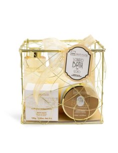 Coffret panier cadeau Scented Bath Gold réf. 42261 - IDC Institute - Grossiste Parfum Générique 2