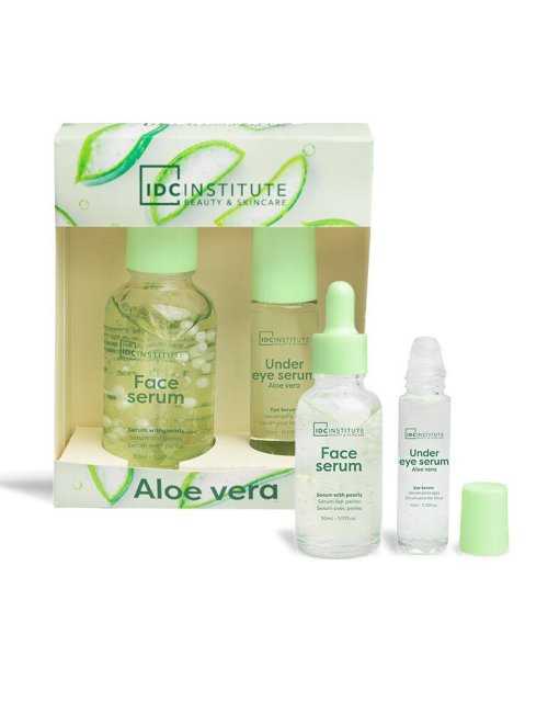 Coffret duo sérums Aloe Vera - IDC Institute - Grossiste Parfum Générique