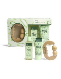 Coffret massage Aloe Vera 3 pièces - IDC Institute - Grossiste Parfum Générique