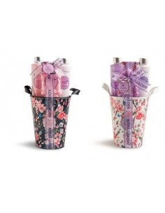 grossiste_beauté_maquillage - LOT DE 6 BOX ROYAL GARDEN TIN BUCKET 4 PIECES (IDC INSTITUTE) -Accueil - LOT DE 6 BOX ROYAL GARDE