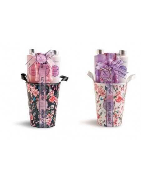 grossiste_beauté_maquillage - LOT DE 6 BOX ROYAL GARDEN TIN BUCKET 4 PIECES (IDC INSTITUTE) -Accueil - LOT DE 6 BOX ROYAL GARDE