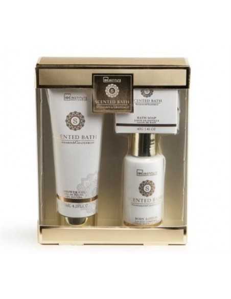 grossiste_beauté_maquillage - LOT DE 6 SET DE BAIN GOLD 3 PIECES (IDC INSTITUTE) -Accueil - LOT DE 6 SET DE BAIN GOLD 3 PIECES