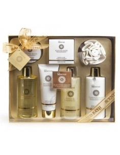grossiste_beauté_maquillage - LOT DE 6 SET DE BAIN GOLD 7 PIECES (IDC INSTITUTE) -Accueil - SET DE BAIN GOLD 7 PIECES (IDC INST