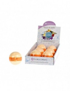 grossiste_beauté_maquillage - copy of LOT DE 18 BOULES DE BAINS EFERVESSANTE ANTI-STRESS MANDERINE FLOR DE MAYO -SELS DE BAIN
