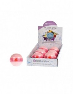 grossiste_beauté_maquillage - LOT DE 18 BOULES DE BAINS ANTI-STRESS ROSES FLOR DE MAYO -SELS DE BAIN - BOULES DE BAINS ANTI-ST