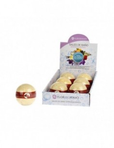 grossiste_beauté_maquillage - LOT DE 18 BOULES DE BAINS TONIFIANT CHOCOLAT FLOR DE MAYO -SELS DE BAIN - BOULES DE BAINS TONIFIA