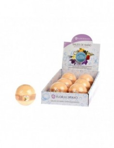 grossiste_beauté_maquillage - LOT DE 18 BOULES DE BAINS RELAX AZAHAR FLOR DE MAYO -SELS DE BAIN - BOULES DE BAINS RELAX AZAHAR