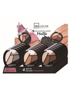grossiste-cosmetique-LOT DE 24 FARD A PAUPIERES MATTE 4 COLORS
