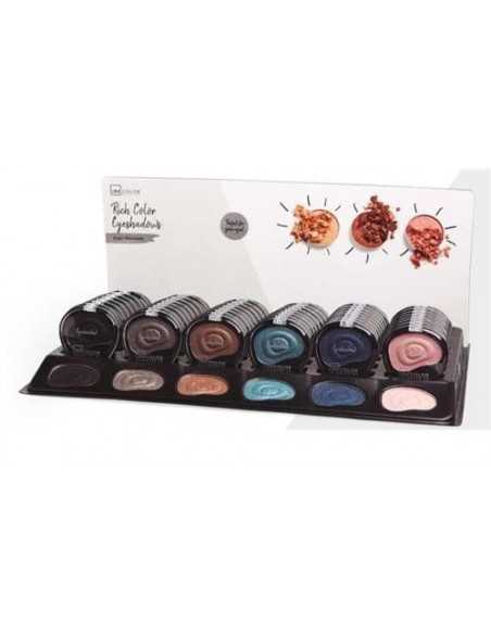 grossiste-cosmetique-LOT DE 48 FARD A PAUPIERES COLORS IDC COLOR