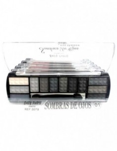 PACK DE 7 OMBRE A PAUPIERES 12 COULEURS NUANCES 2