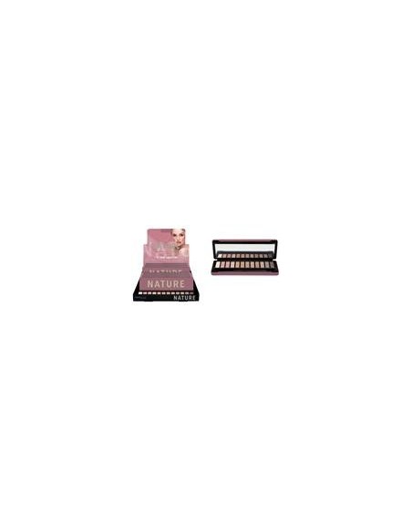 NATURE 12 COLOR EYESHADOW MAGIC STUDIO X 6 unités