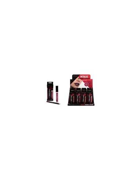 METALLIC LIPGLOSS & LIPLINER MAGIC STUDIO X 24 unités