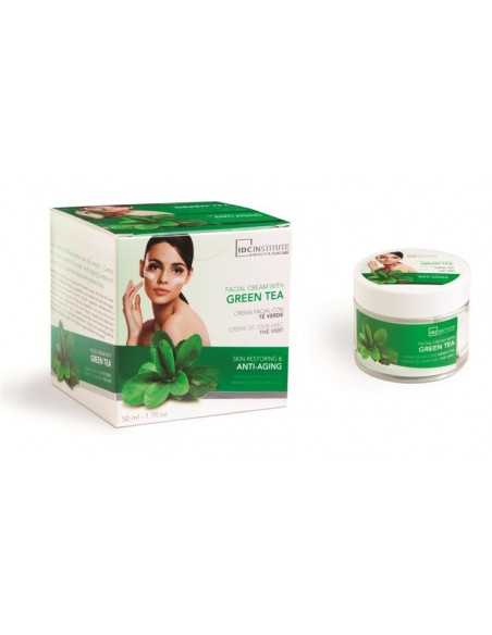 Grossiste CRÈME POUR VISAGE ANTI-AGE AU Thé Vert 50ML - IDC