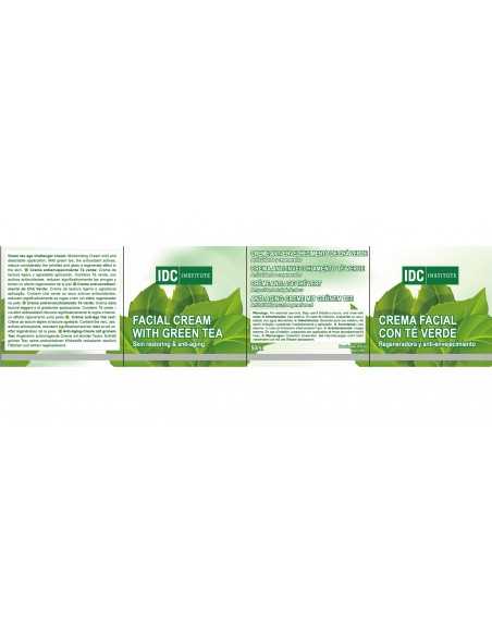 Grossiste CRÈME POUR VISAGE ANTI-AGE AU Thé Vert 50ML - IDC