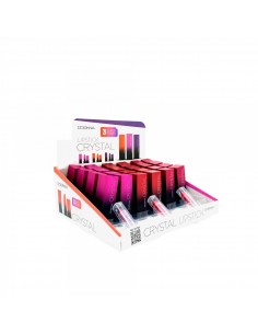 PACK DE 24 ROUGE A LEVRES CRISTAL 3 COULEURS -